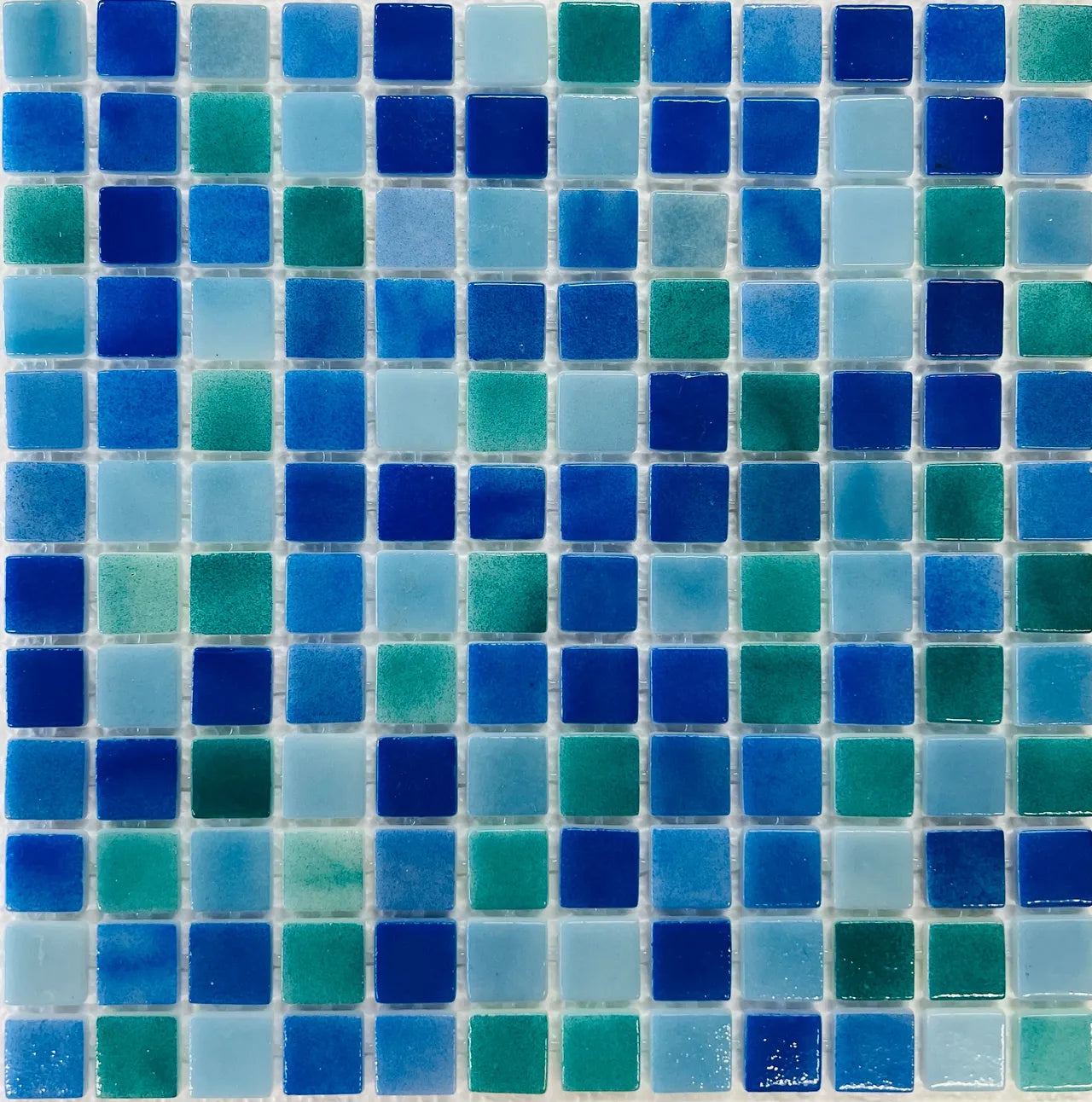 Adriatic Blue Recycled Glass Tile 1x1 - $9.97/sq ft – Golden Isla Tile