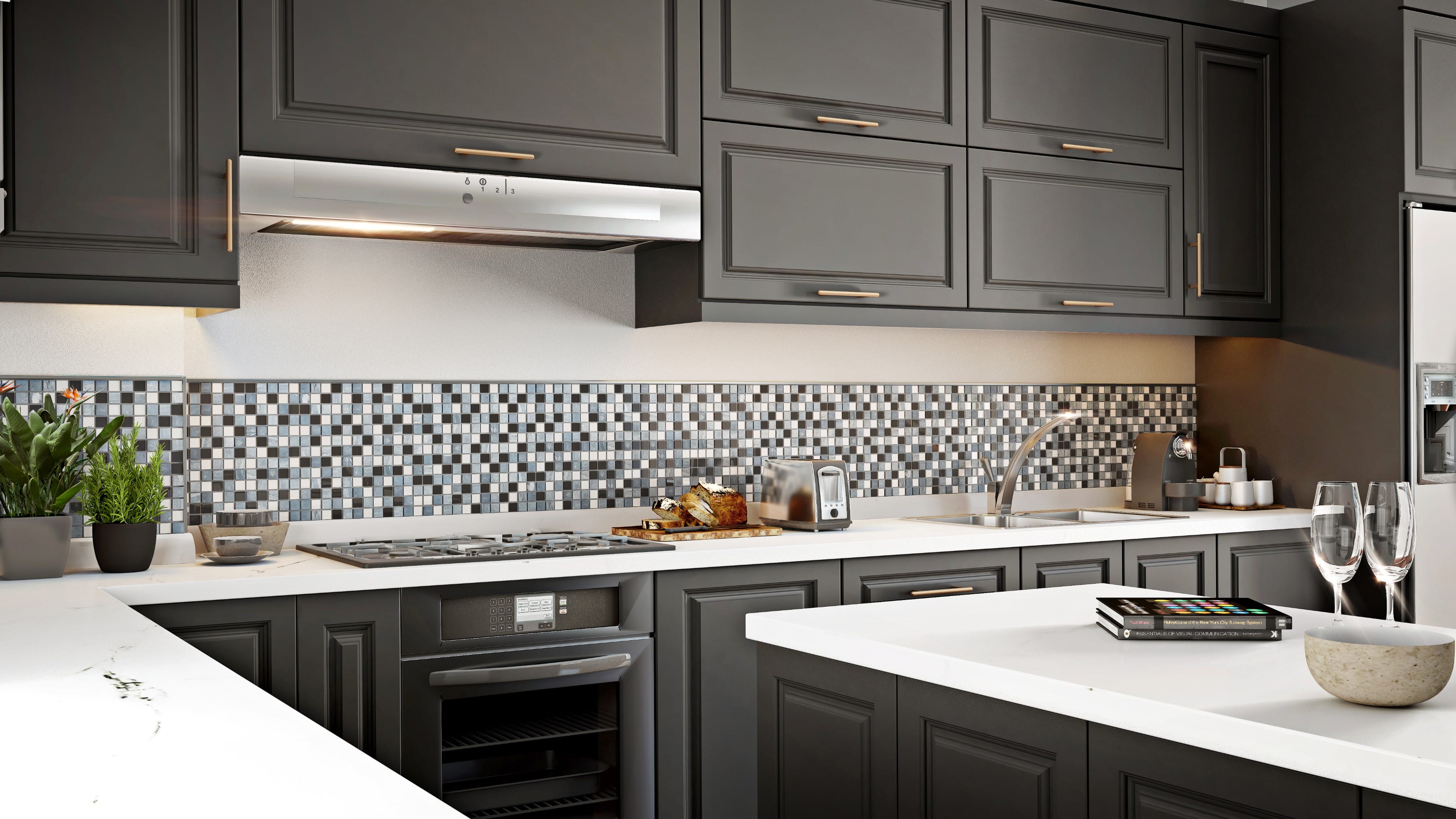 Glass & Stone Series – Golden Isla Tile