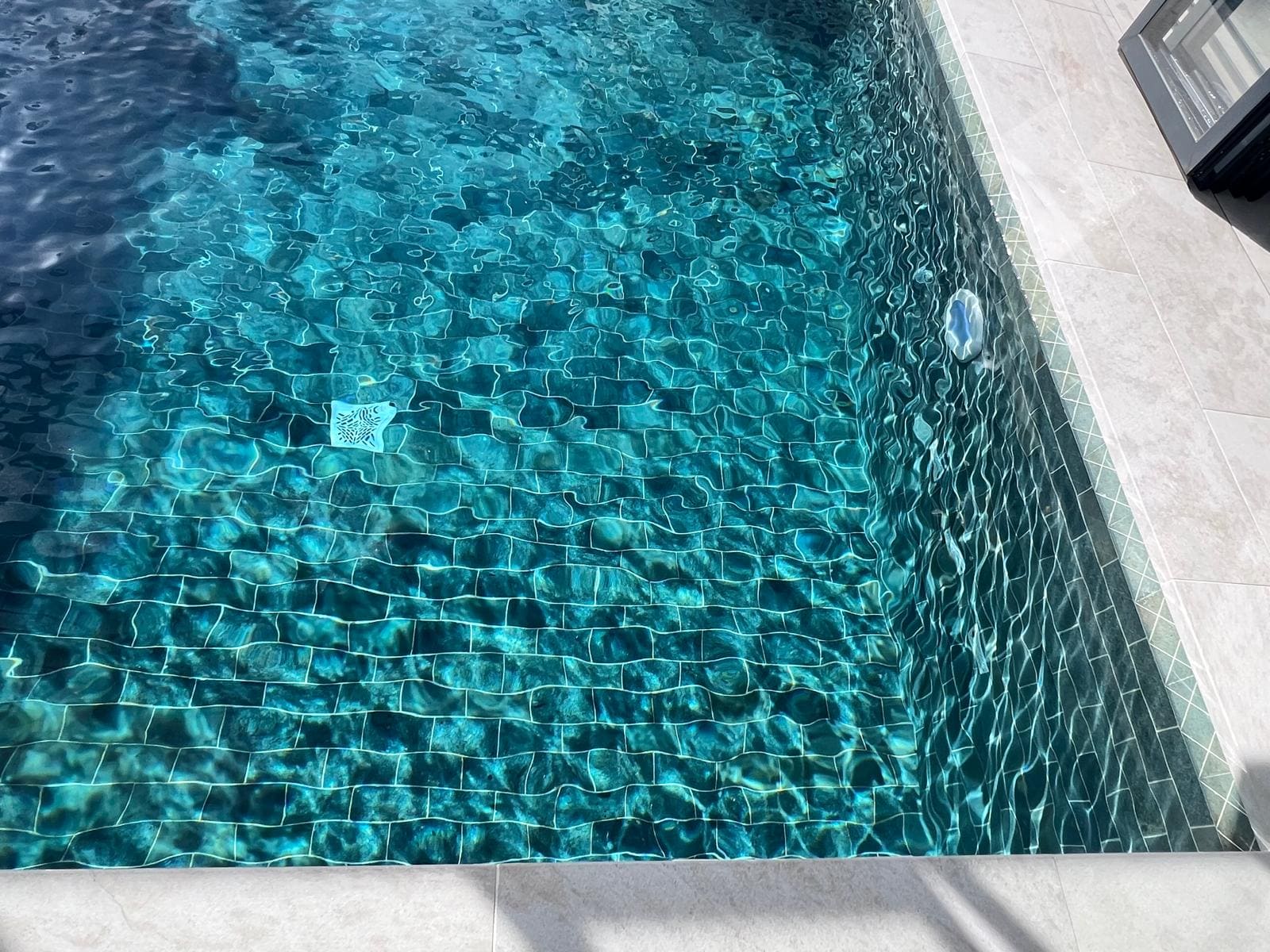 Green Sukabumi Bali Stone Pool Tile 4"x8"