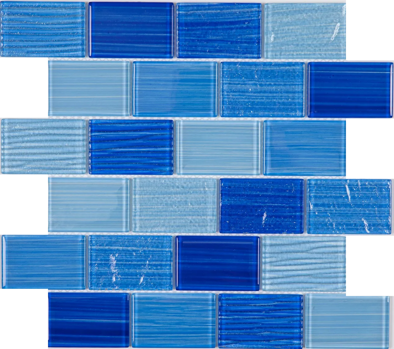 Kuta Glass Pool Tile 2"x3"