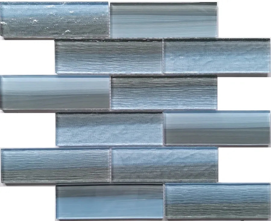 Brandons Beach Glass Pool Tile 2"x6"