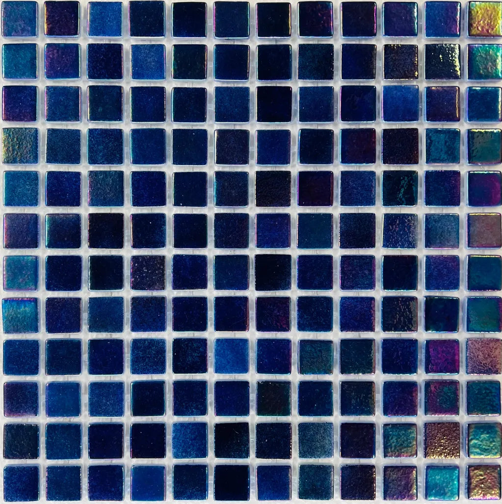 Santorini Recycled Glass Tile 1"x1"