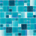 Cozumel Glass Pool Tile Mixed
