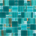 Cypress Glass Pool Tile Mixed