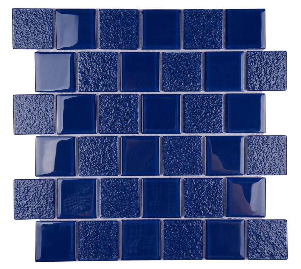 Serenity Blue 2x2 Glass Tile