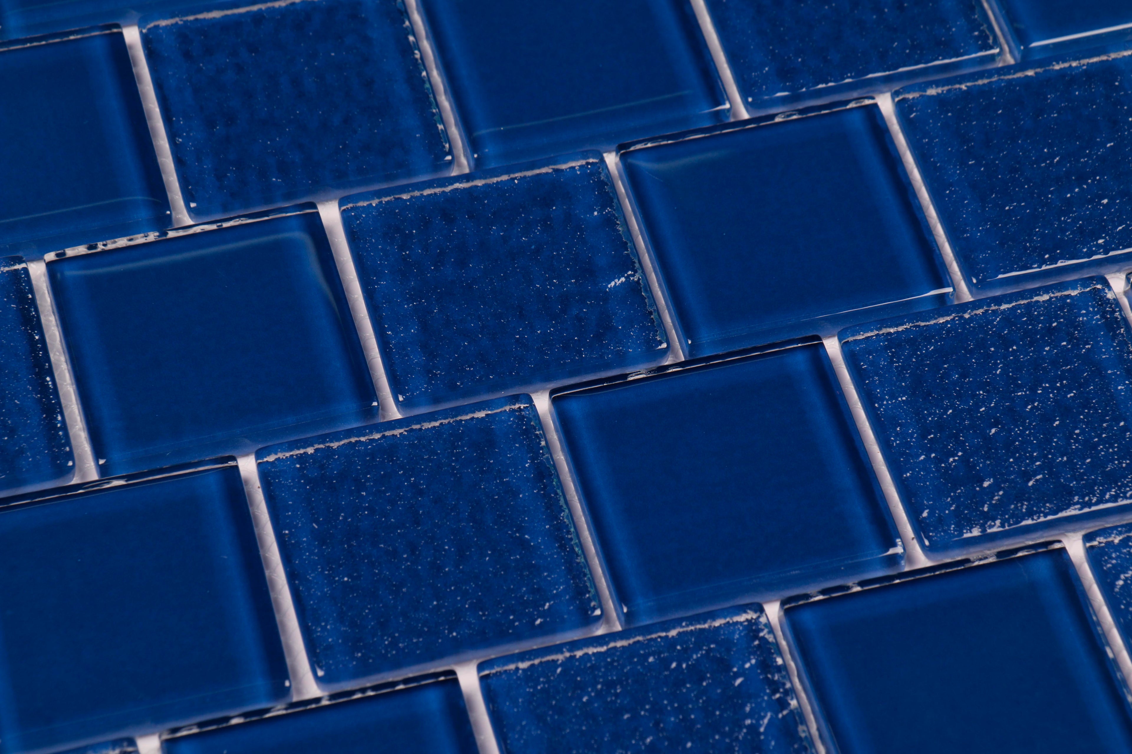 Serenity Blue 2x2 Glass Tile