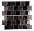 Serenity Black 2x2 Glass Tile