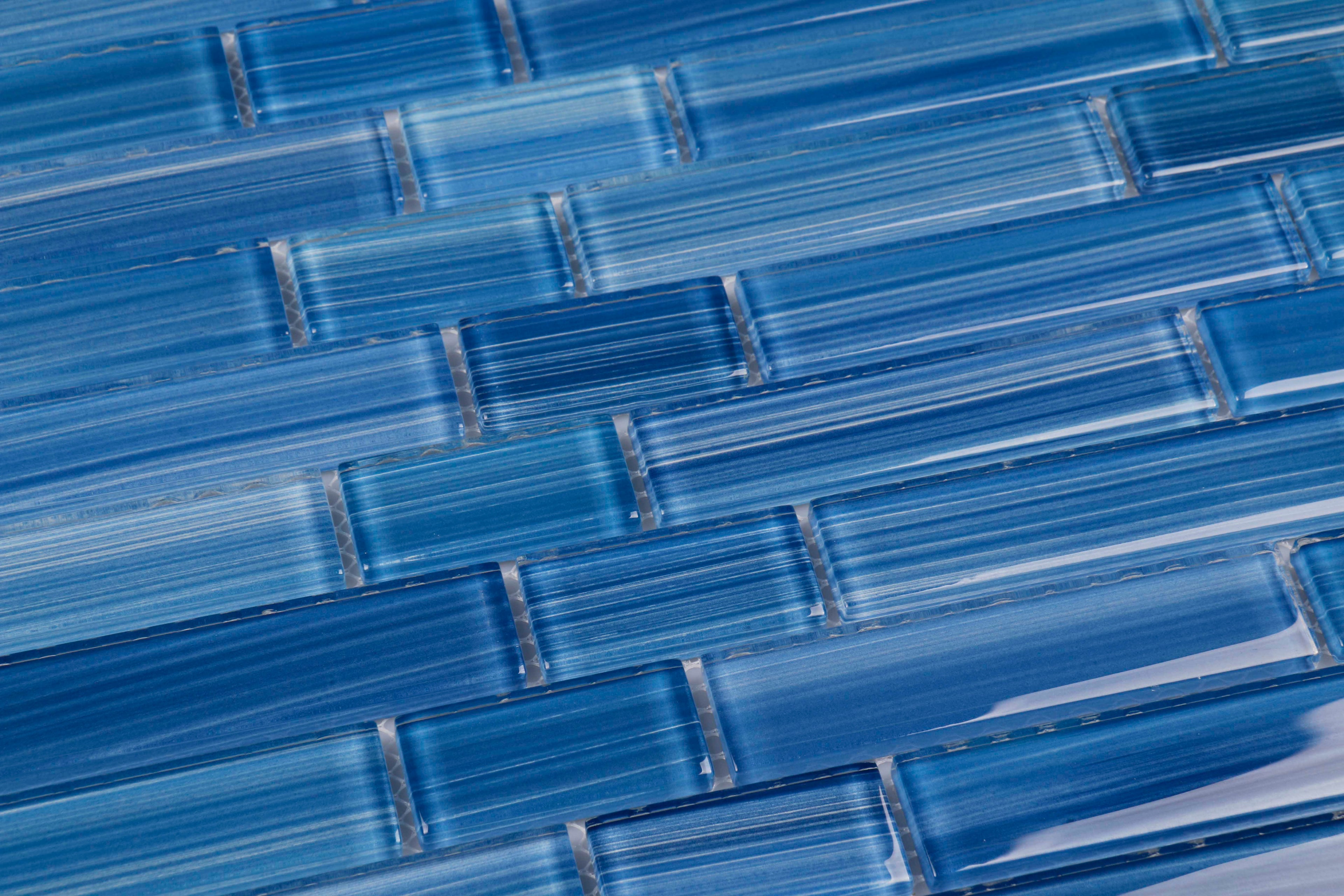 Horizon Blue Linear Pattern