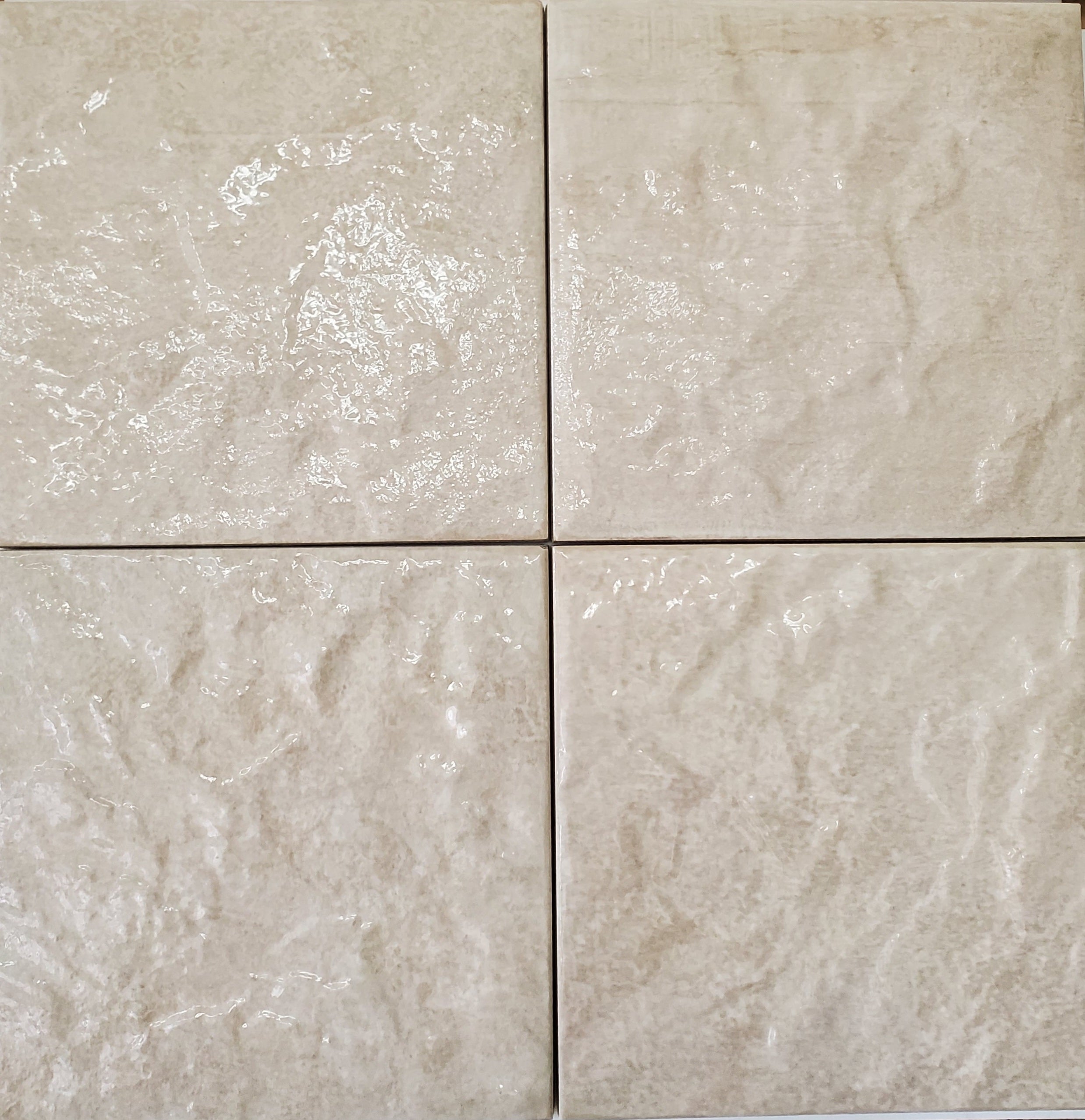 Sabine Cream Porcelain Pool Tile 6"x6"