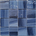 Zanzibar Blue Glass Pool Tile 3"x3"