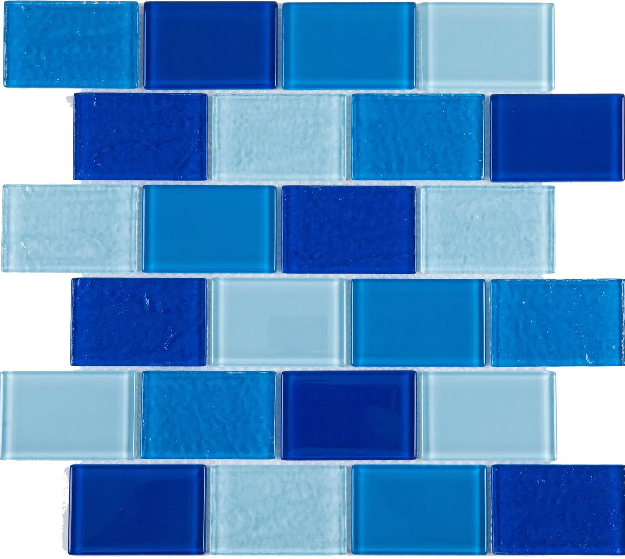 Amalfi Glass Pool Tile 2"x3"