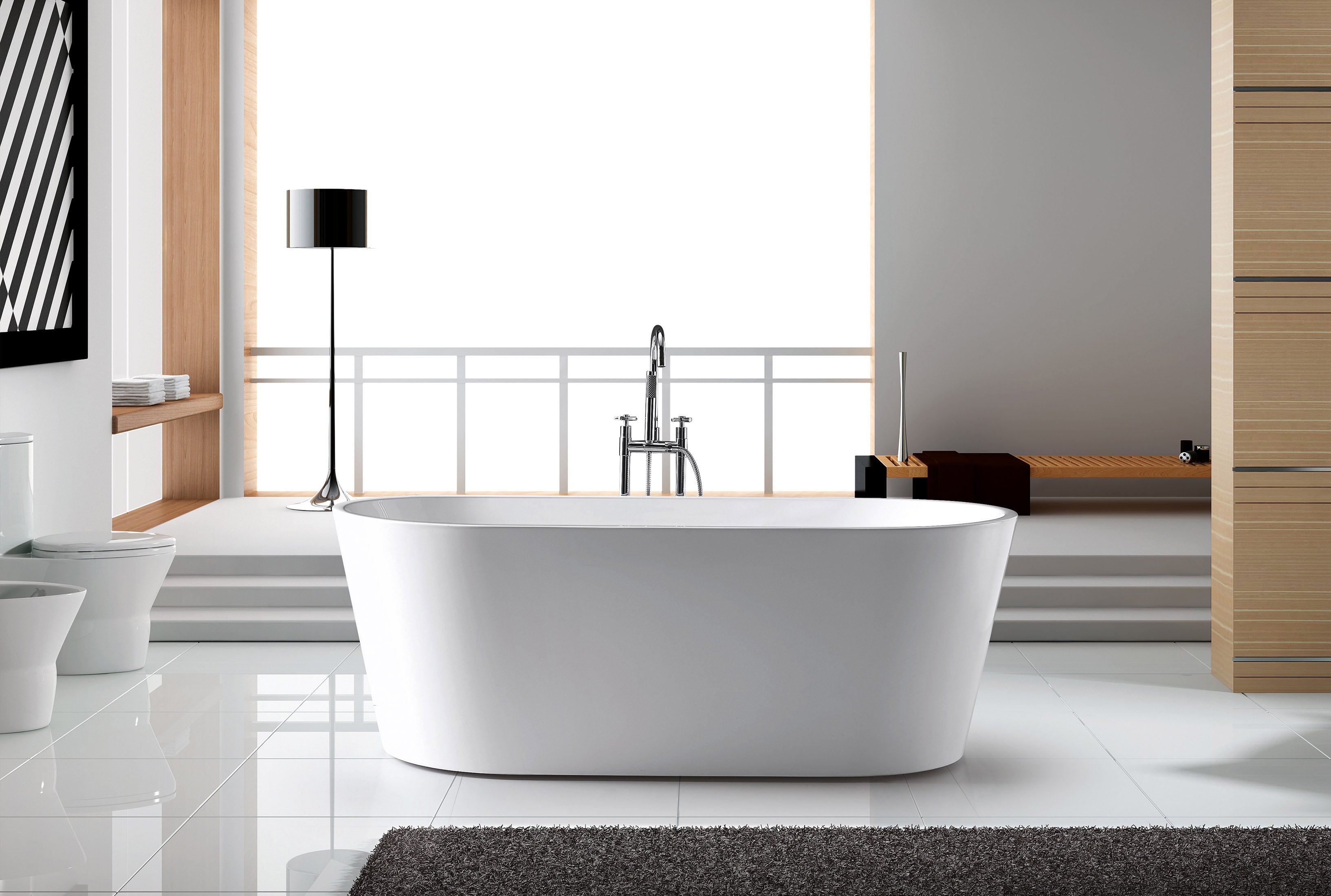 Milan Bathtub 59" X 31 1/2"