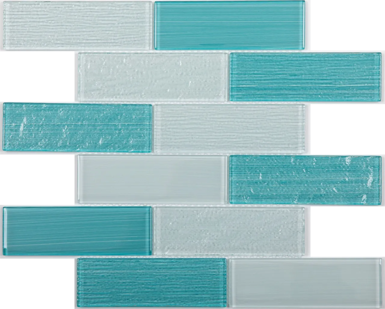 Positano Glass Pool Tile 2"x6"