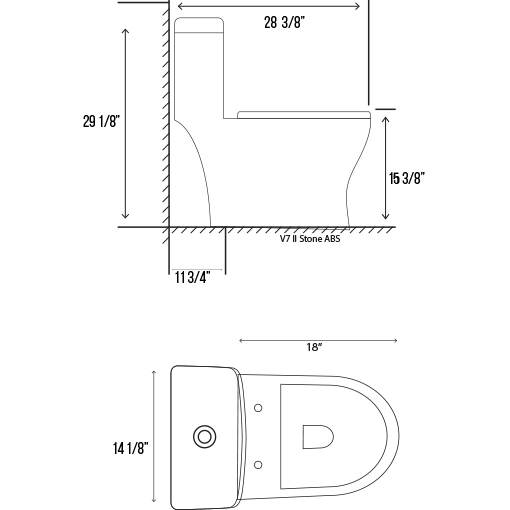 MJ3092-One Piece Toilet Elongated Floor Mounted