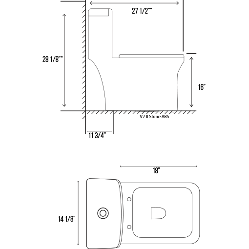MJ3095-One Piece Toilet Elongated Floor Mounted