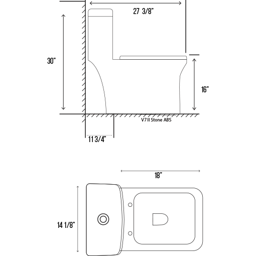 MJ3099-One Piece Toilet Elongated Floor Mounted