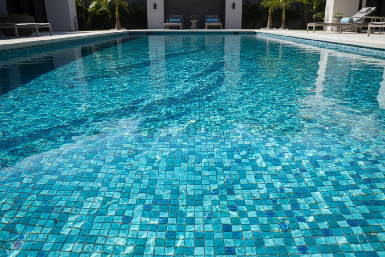 Premium Pool Tiles Background