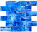 Santorini Blue 2x4 Glass Pool Tile - photo 1
