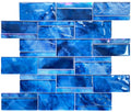 Santorini Turquoise 2x4 Glass Pool Tile - photo 1
