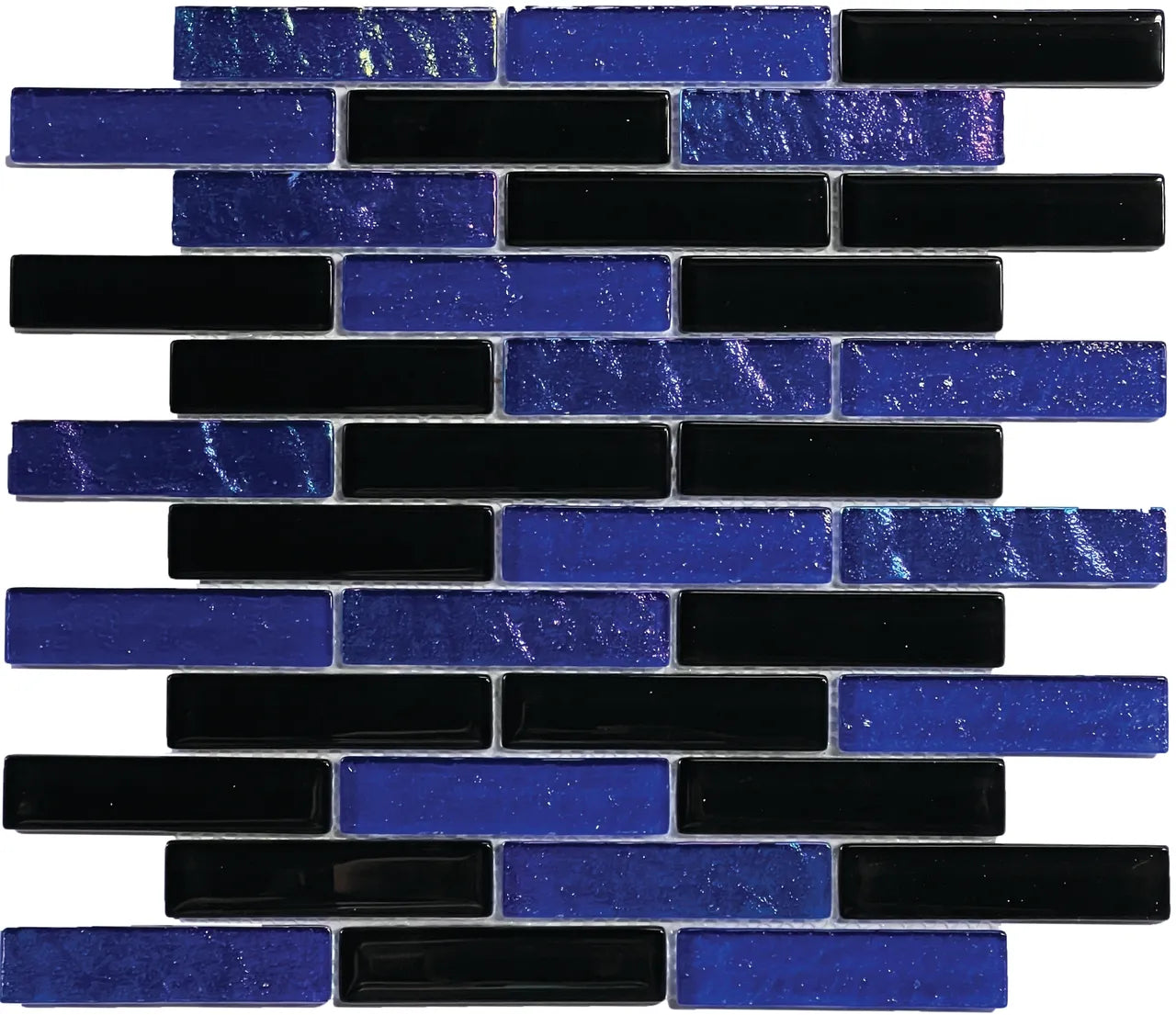 Sunset Beach Glass Pool Tile 1"x4"