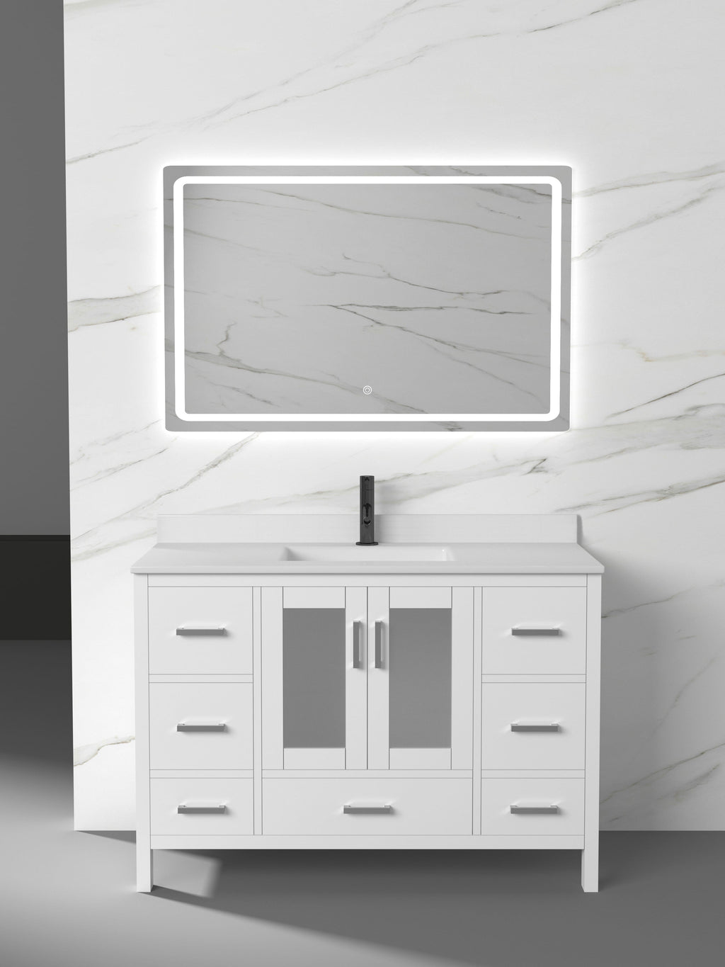 Barcelona Collection V2-48" Single Sink