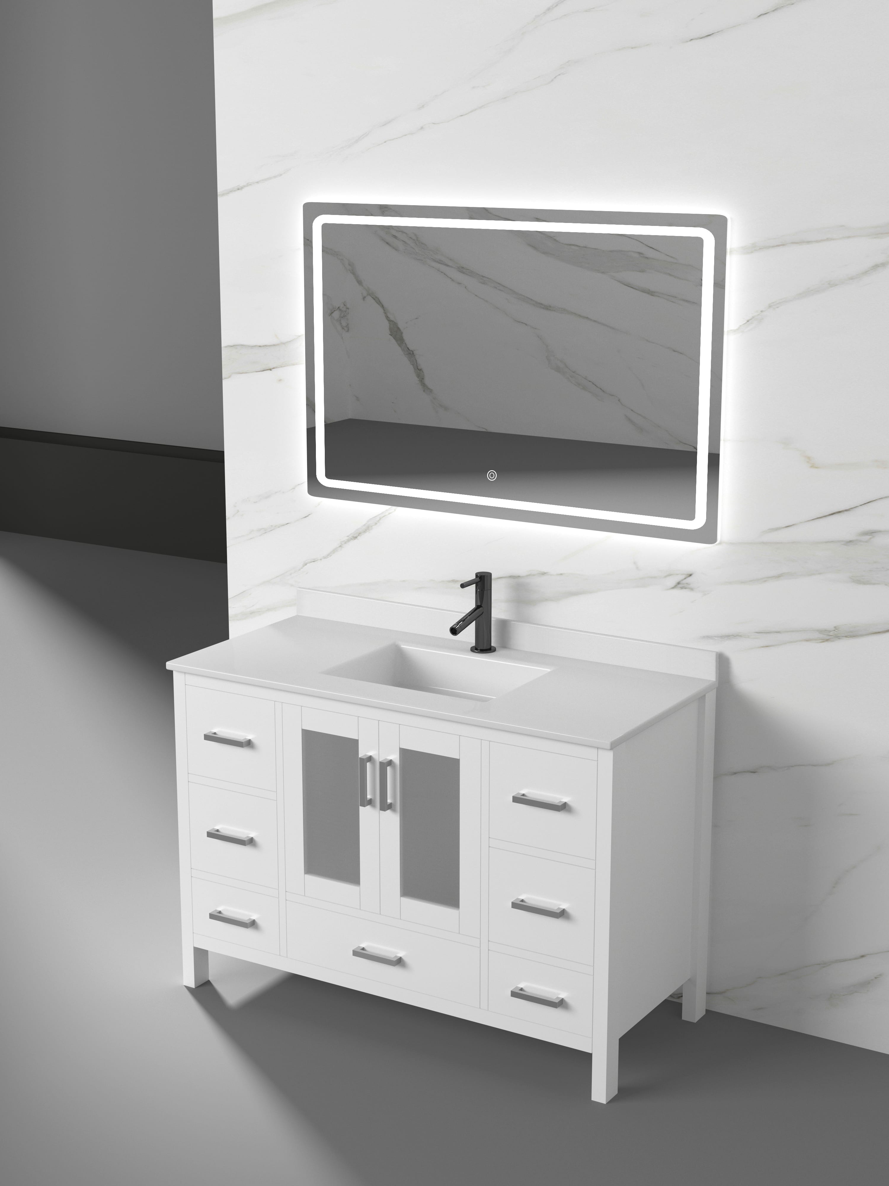 Barcelona Collection V2-48" Single Sink