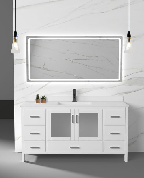 Barcelona Collection V2-60" Single Sink - product color, finish and surface detail