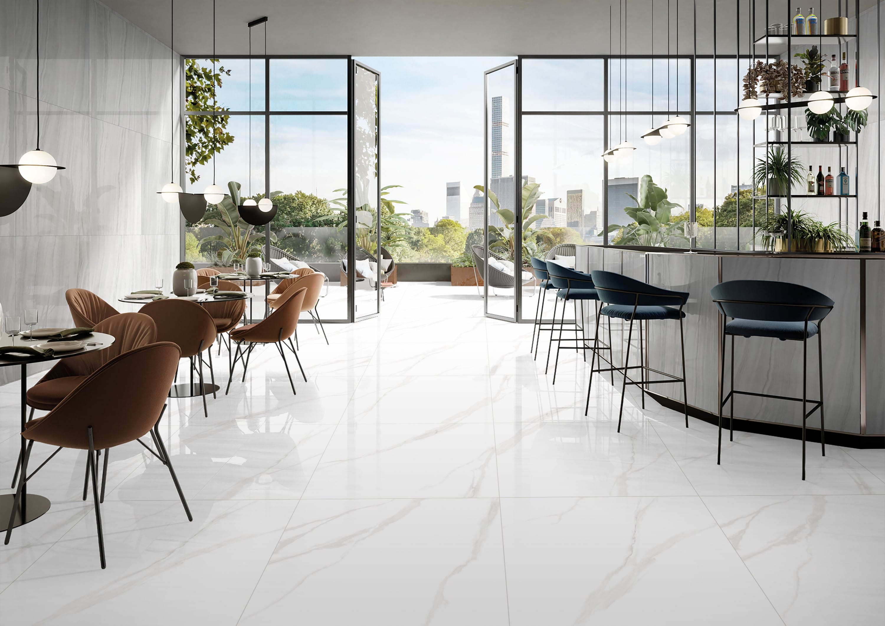 Calacatta Natural 32"x32" Glossy - $1.99/SQFT - 21.33 SQFT/Box