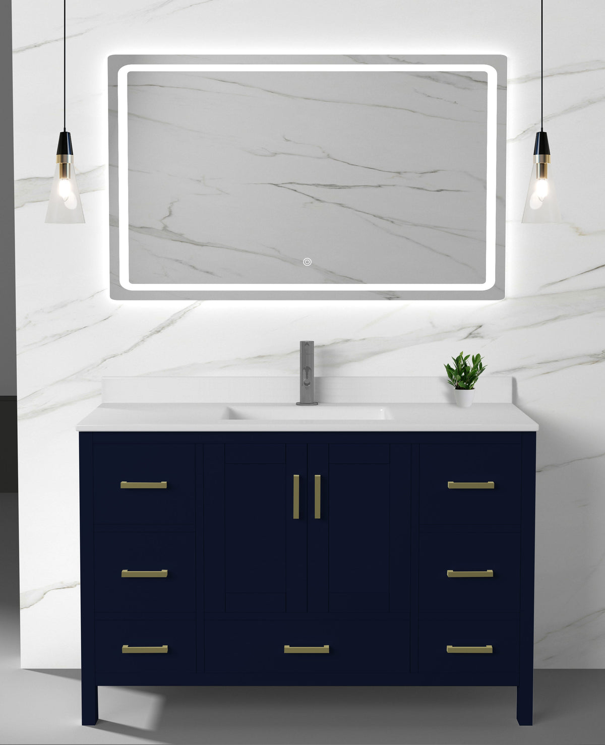 Capri Collection V1-60" Single Sink