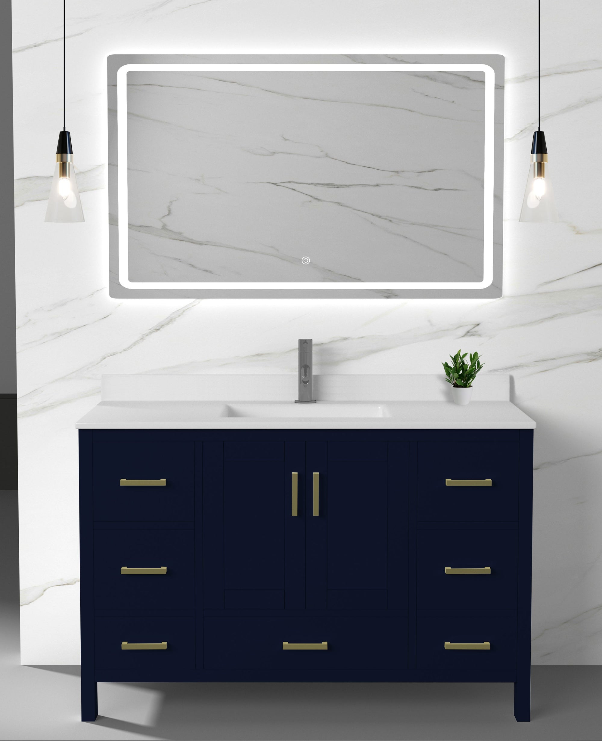 Capri Collection V1-60" Single Sink