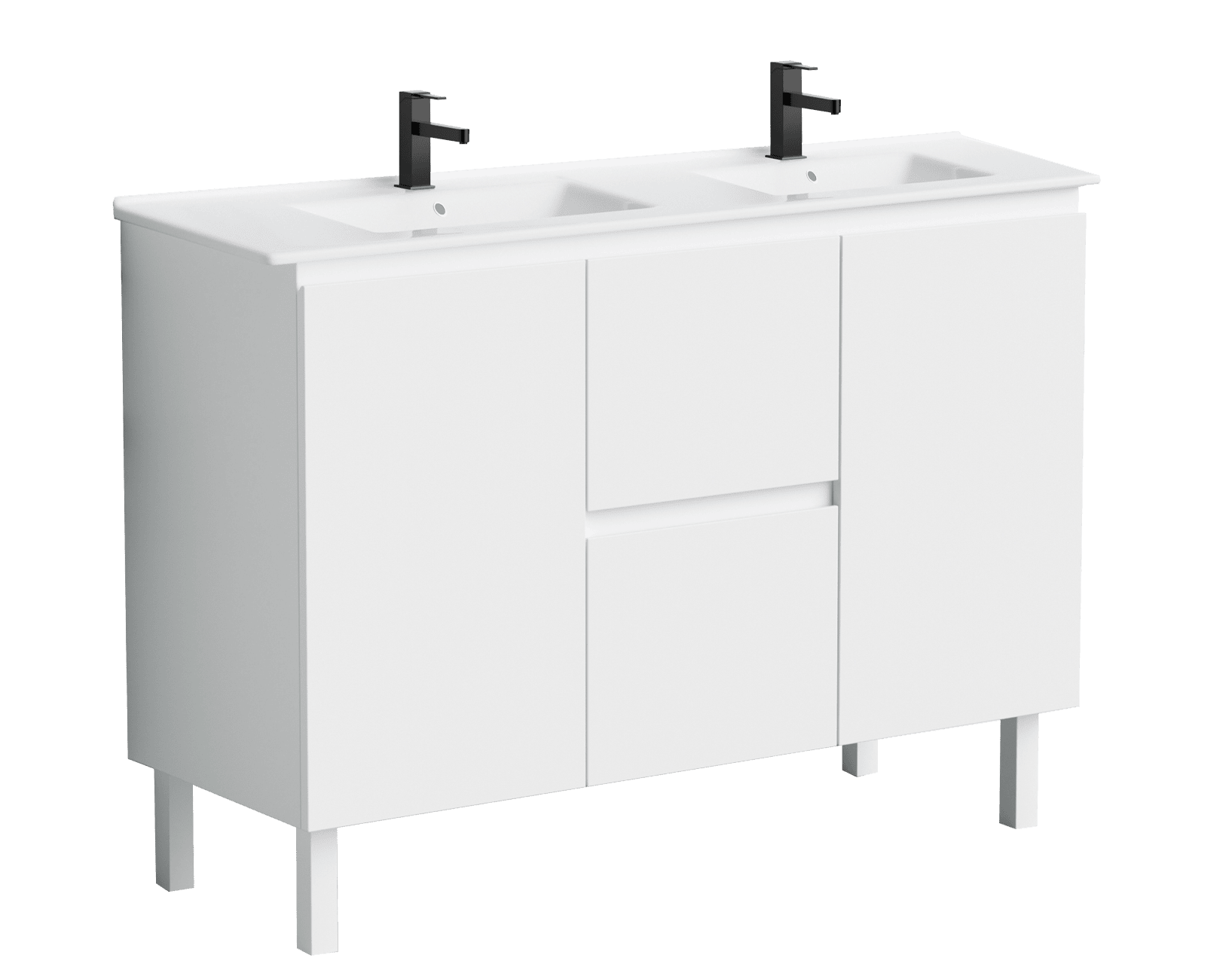 Madrid Collection V6-48" Double Sink