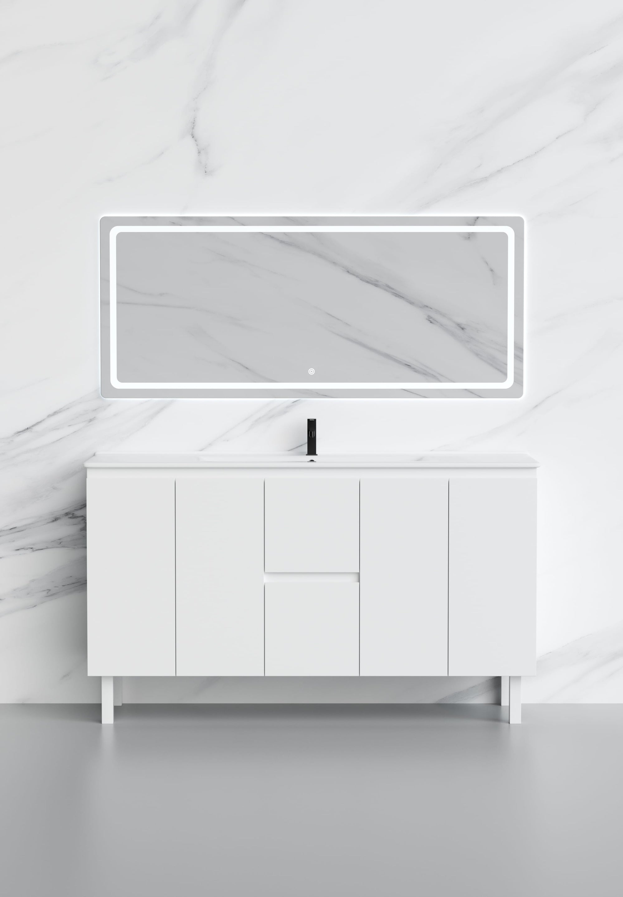 Madrid Collection V6-60" Double Sink