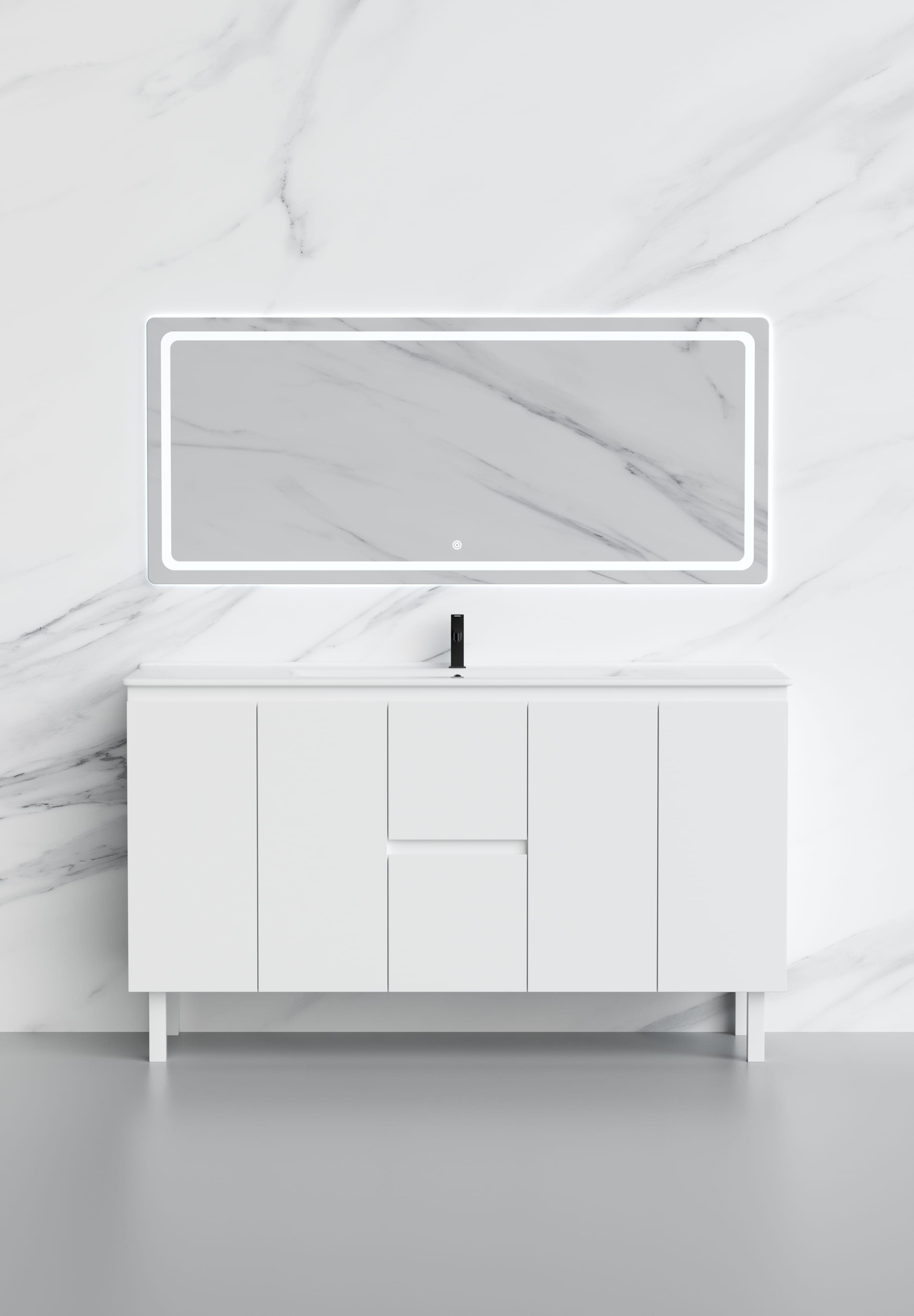 Madrid Collection V6-60" Double Sink