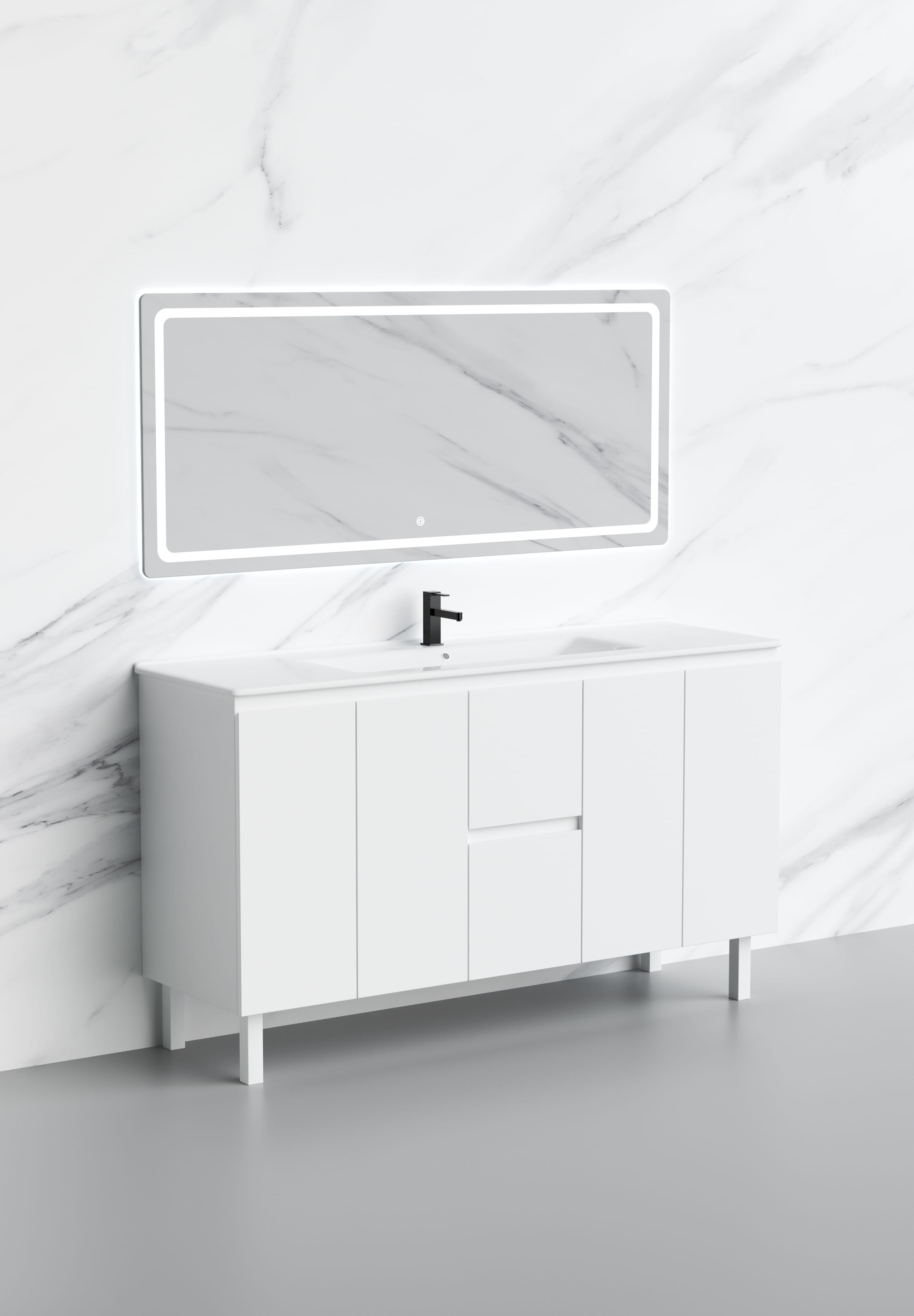 Madrid Collection V6-60" Double Sink