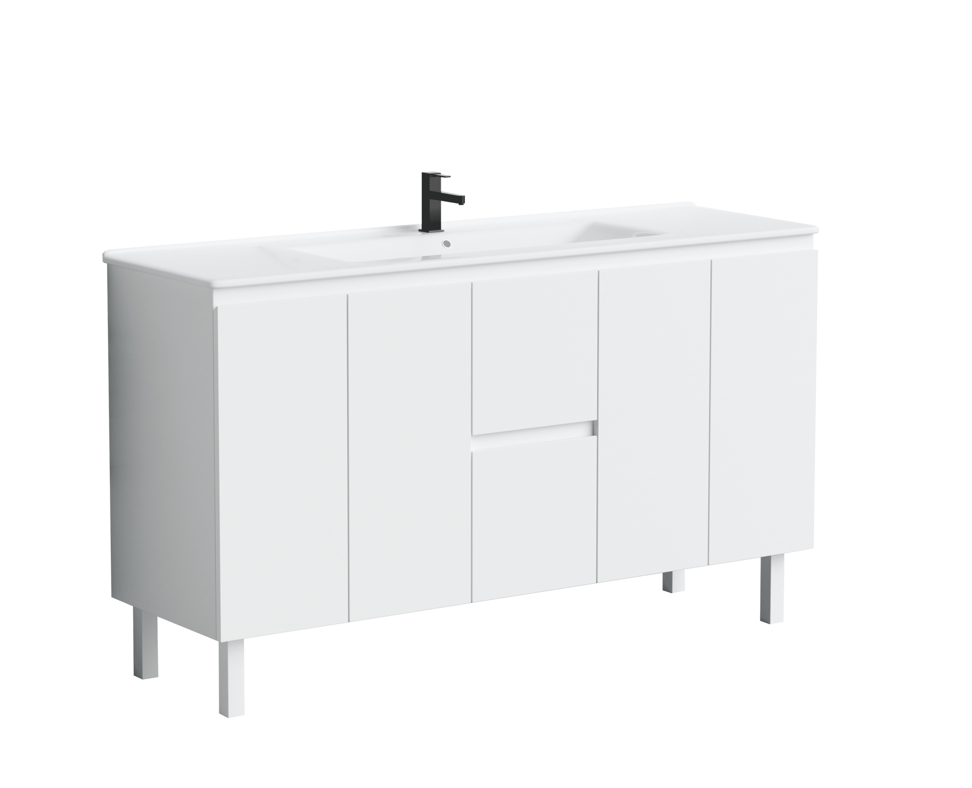 Madrid Collection V6-60" Double Sink