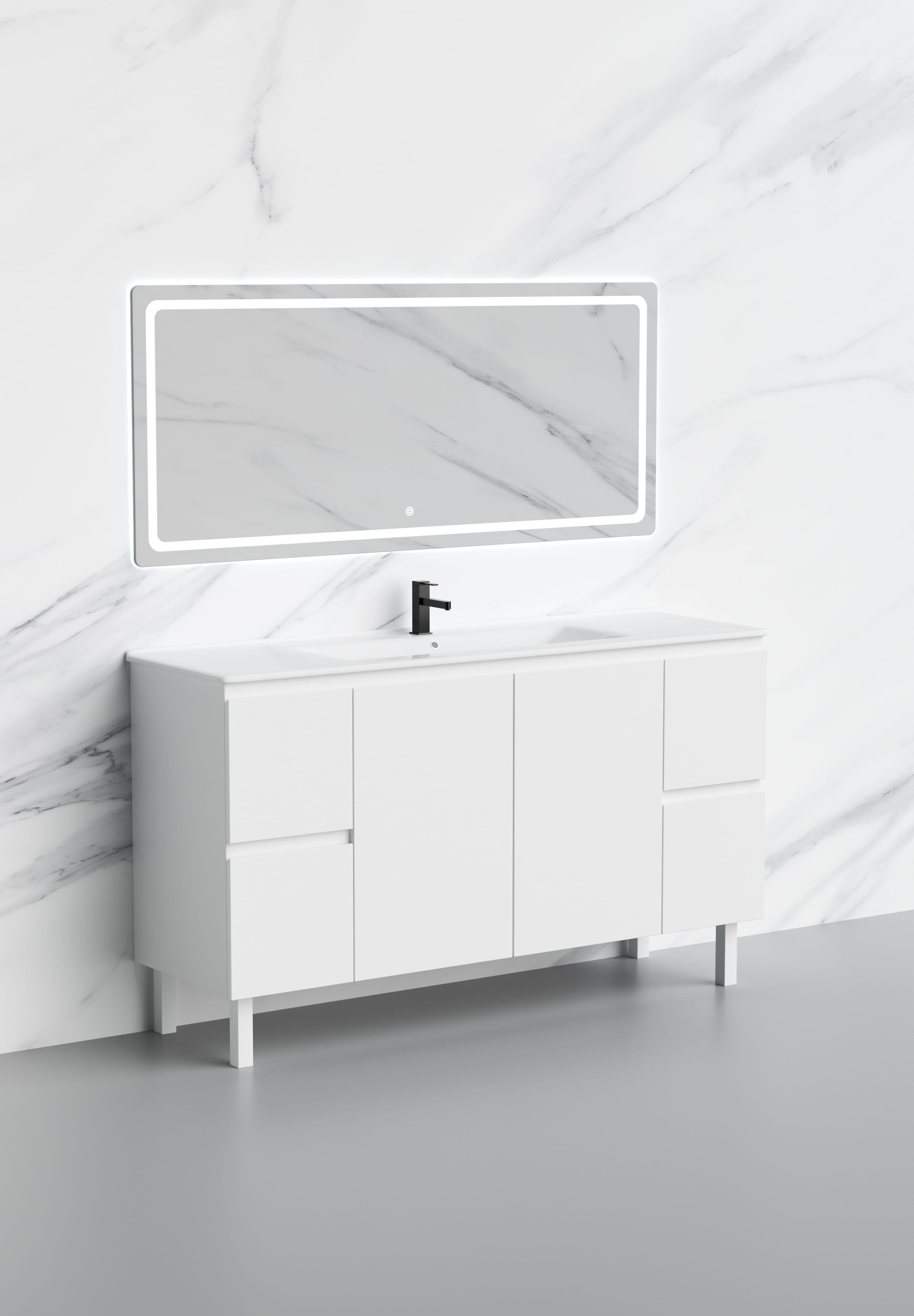 Madrid Collection V6-60" Single Sink