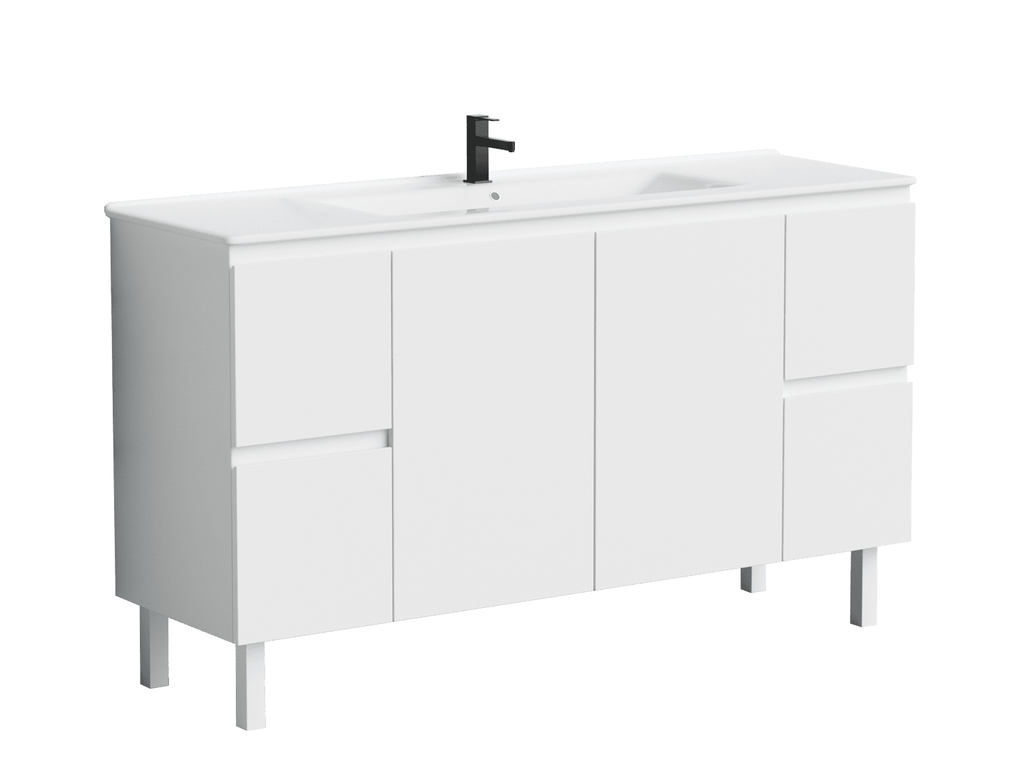 Madrid Collection V6-60" Single Sink