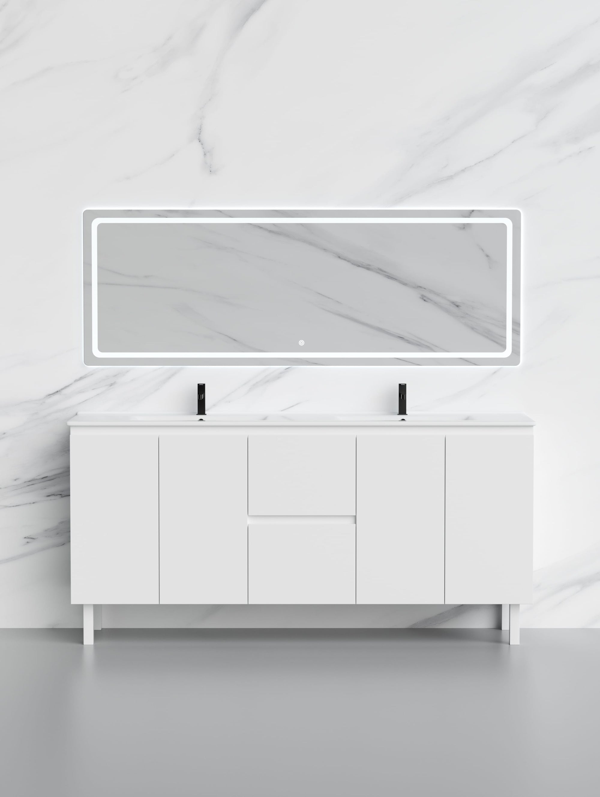 Madrid Collection V6-72" Double Sink