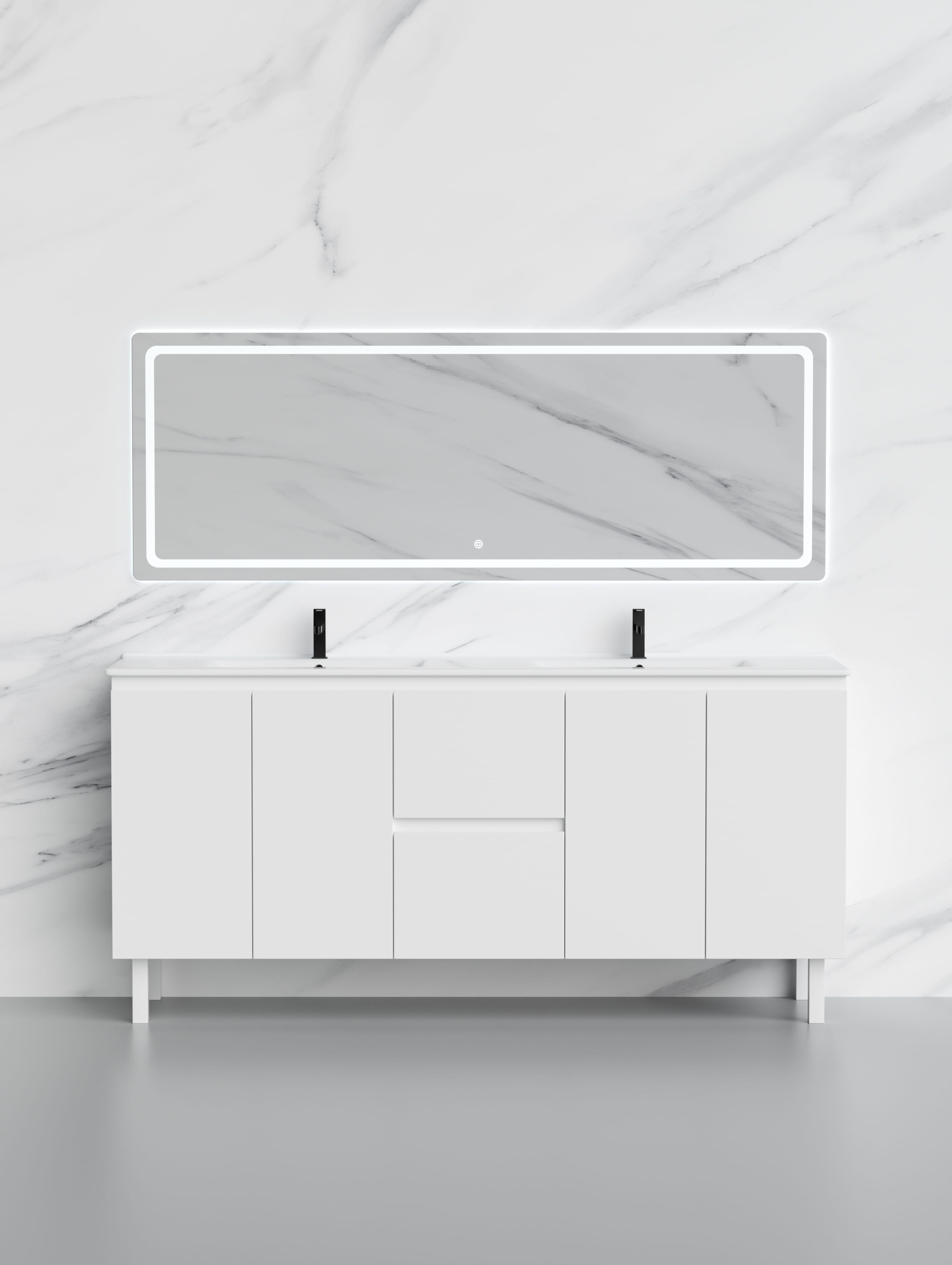 Madrid Collection V6-72" Double Sink
