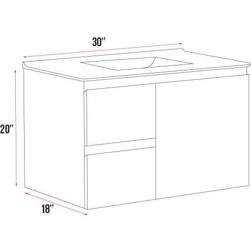 Madrid Collection W6LR-30"