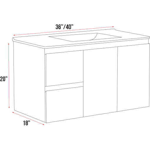 Madrid Collection W6LR-36"