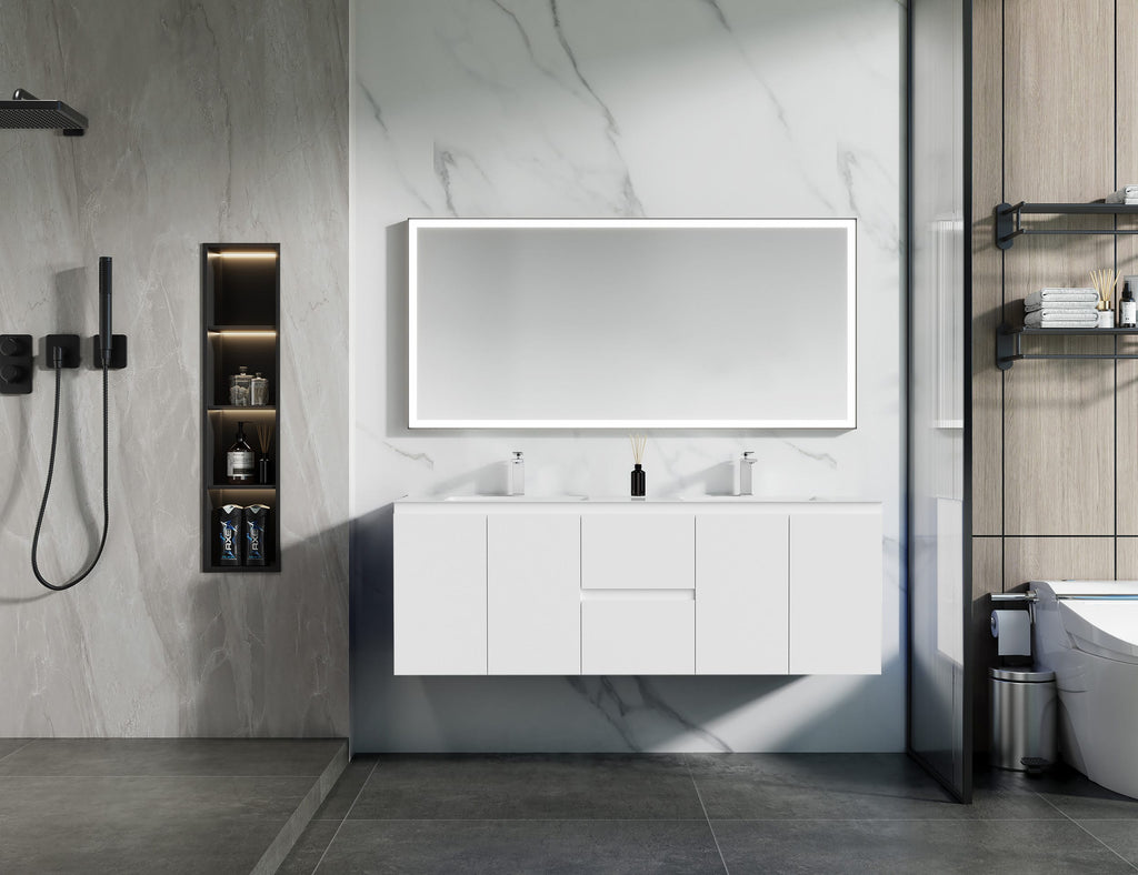 Madrid Collection W6-60" Double Sink