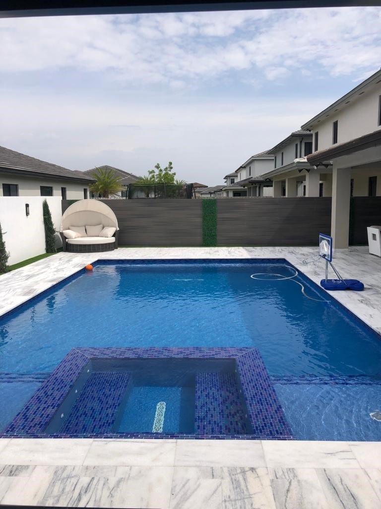 Pacific Dark Blue 1"x 3"