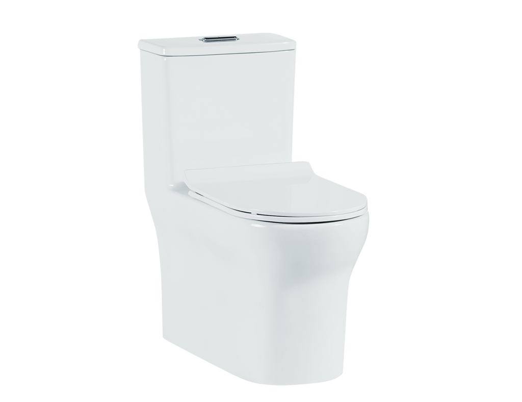 MJ3092-One Piece Toilet Elongated Floor Mounted