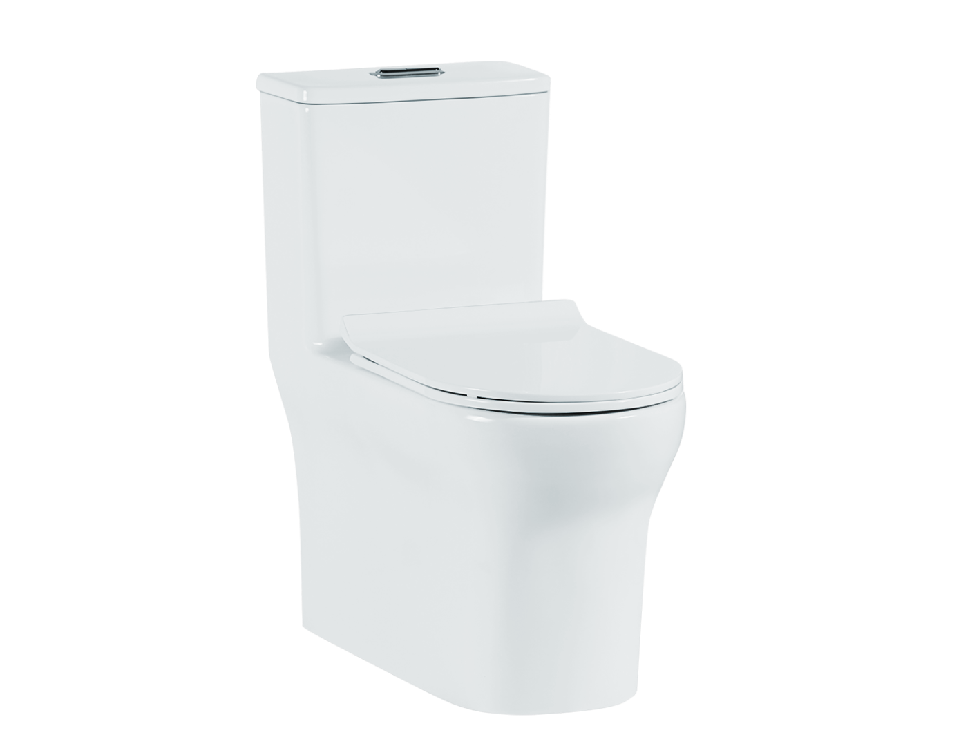 MJ3092-One Piece Toilet Elongated Floor Mounted