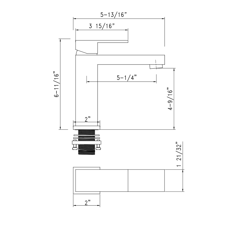 MJAS5101 - Single Hole Bathroom Faucet