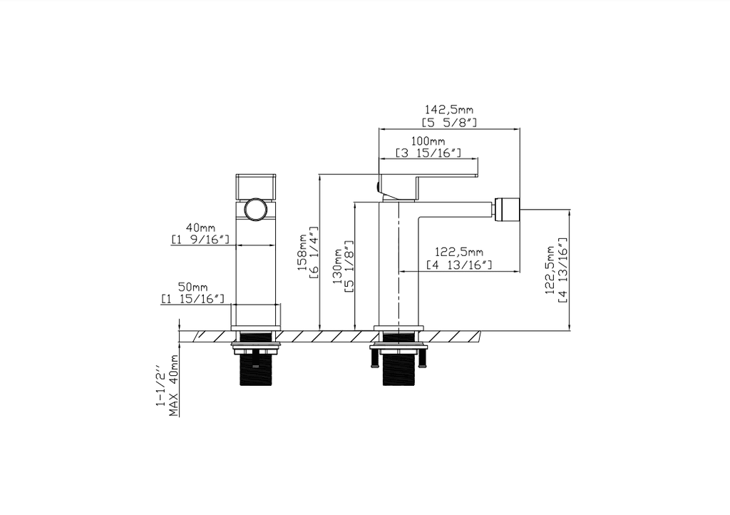 MJAS5107 -  Bidet Faucet