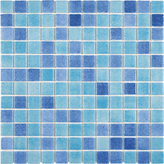 FOG Blend Cabrera Recycled Glass Tile 1"x1"