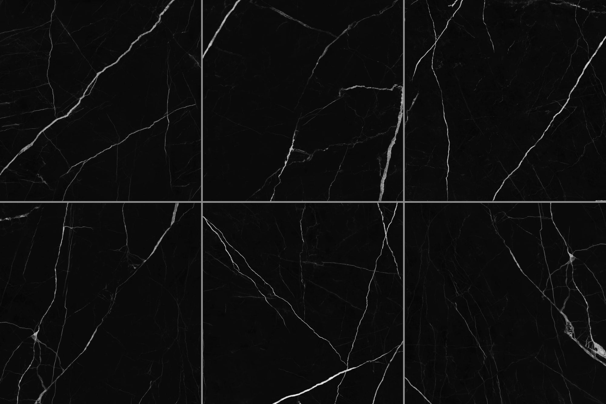 Nero Marquina 24"x24" Glossy - $1.89/SQFT - 16 SQFT/Box