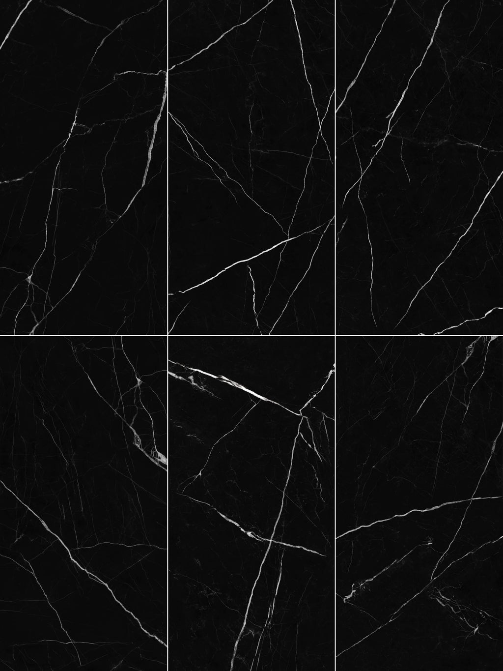 Nero Marquina 24"x48" High Gloss - $2.39/SQFT - 16 SQFT/Box